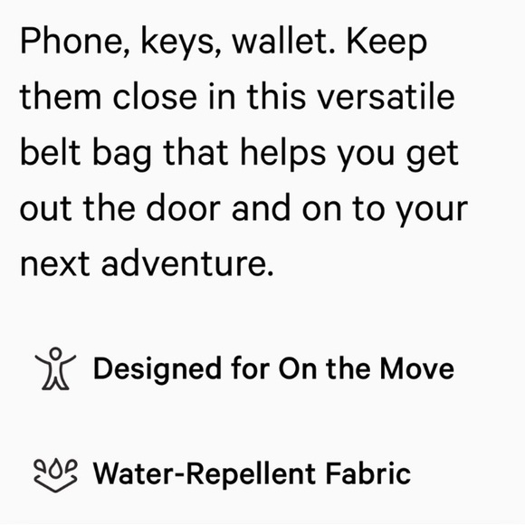 NWT lululemon belt bag trench white logo JUST IN SOLD OUT - Picture 9 of 9